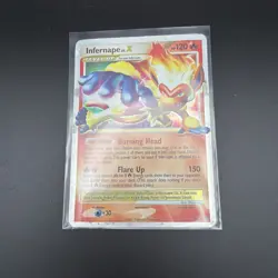 Pokemon TCG Infernape LV.X DP10 Diamond and Pearl Holo Promo English 2007 - Image 1