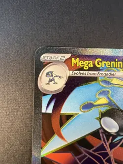 Pokemon Mega Greninja ex 100/086 ME04: Chaos Rising Ultra Rare - NM - Image 3
