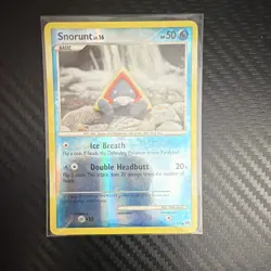 Nintendo Pokemon TCG Snorunt 75/99 Arceus Reverse Holo Common 2009 - Image 1