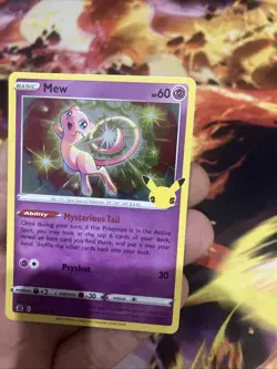 Mew 011/025 - Celebrations 25th - Pokemon TCG Card Holo Rare Pokemon LP (1) - Image 4