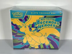 Pokemon Mega Evolutions Ascended Heroes ETB Elite Trainer Box Factory Sealed - Image 1