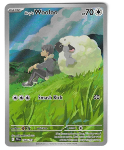 Hop's Wooloo 170/159 Pokemon TCG Journey Together Illustration Rare Holo EN 70 - Image 1
