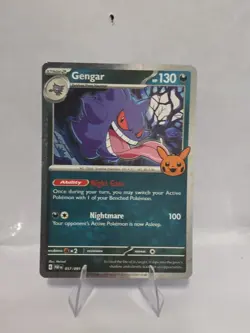 Pokemon Gengar (Cosmos Holo) 057/091 Trick or Trade Booster 2024 NM - Image 1