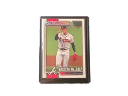 2026 Topps Series 2 Hurston Waldrep Future Stars Rare Golden Mirror Braves #407 - Image 1