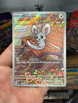 Minccino 152/086 Illustration Rare Black Bolt Pokemon Card - Image 1