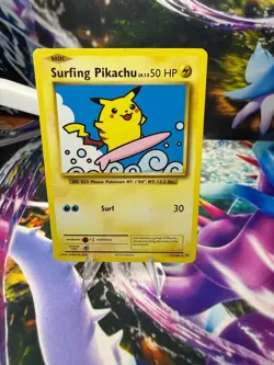 SURFING PIKACHU 111/108 EVOLUTIONS Secret Rare Pokemon - Image 1