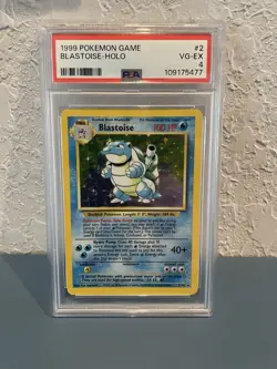PSA 4 1999 Pokemon TCG Base Set Blastoise Holo Rare 2/102 English - Image 1