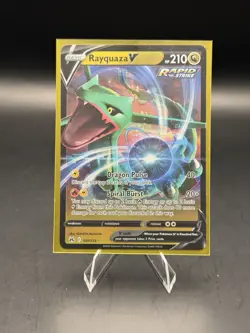 Rayquaza V Promo 100/159 | Crown Zenith | Pokemon TCG NM - Image 1