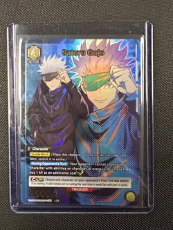 Bandai Union Arena Jujutsu Kaisen Satoru Gojo R Holo Trigger UE03BT/JJK-1-011 - Image 1