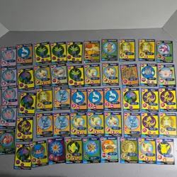 Lot of 50 PokeTrivia Pokemon Cards from Burger King Promo 1999 Pikachu H/P - Image 1