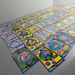 Lot of 50 PokeTrivia Pokemon Cards from Burger King Promo 1999 Pikachu H/P - Image 3