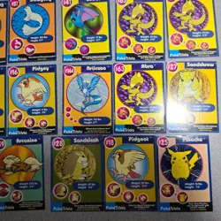 Lot of 50 PokeTrivia Pokemon Cards from Burger King Promo 1999 Pikachu H/P - Image 5