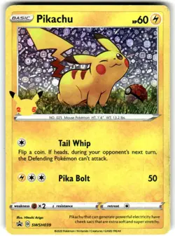 Pikachu Promo SWSH: Sword & Shield Promo Cards SWSH039 LP - Image 1