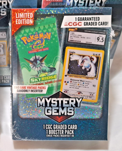 Pokemon Mystery Gems 1 CGC Graded Card & Booster Pack 2025 New Limited Edition - Image 2