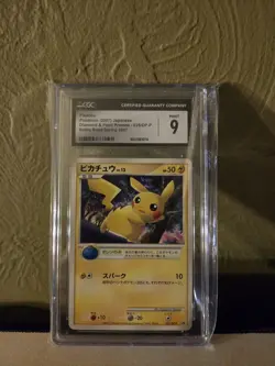 Pokemon Pikachu Spring Battle Road Prize Promo Card 095/Dp-p CGC 9 - Image 1