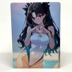 Fate Grand Order Ishtar Goddess Anime Waifu ACG Foil Card - Image 1