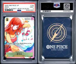 PSA 9 Zeus OP11-106 Promo One Piece Card Game Bandai Fest JP - Image 3