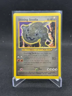Pokemon TCG Neo Destiny Shining Steelix Holo 112/105 2000- LP - Image 1