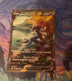 Hisuian Samurott V GG51/GG70 Crown Zenith Ultra Rare Full Art Holo English - Image 1