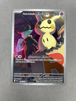 Pokemon TCG Team Rocket's Mimikyu 238/217 Ascended Heroes Secret Rare FA Holo - Image 1