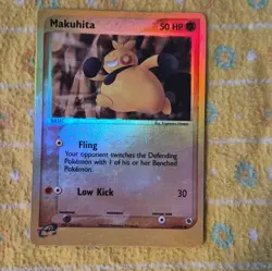 Pokemon TCG Makuhita 57/109 EX Ruby & Sapphire Reverse Holo English 2003 50 HP - Image 1