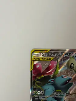 Pokemon Celebi & Venusaur GX Tag Team Black Star Promo SM167 Sm Holo - Image 2