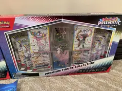 Pokemon Prismatic Evolutions Premium Figure Collection Box Sealed Lot Of 2 - Image 5