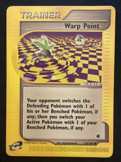 2002 Pokemon e-Series Expedition Base Set 152/165 Warp Point - Image 1