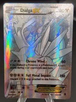 Pokemon TCG Dialga EX 122/119 XY Phantom Forces Full Art Holo Secret English HP - Image 1