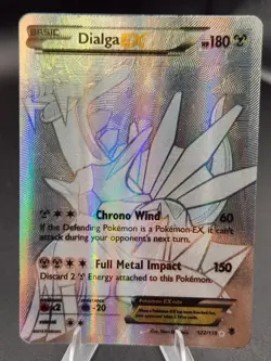 Pokemon TCG Dialga EX 122/119 XY Phantom Forces Full Art Holo Secret English HP - Image 2