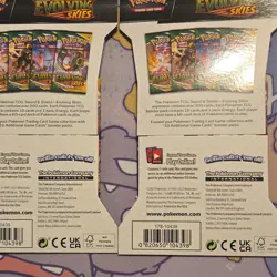Pokemon TCG Evolving Skies Sleeved Booster Pack (6) English 2021 - Image 3