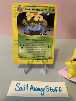 Pokemon Trading Card Game - Dark Venusaur Best of Game 2003 Non-Holo Promo LP - Image 2
