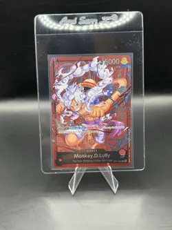 2025 One Piece Starter Deck EX Gear 5 Monkey D. Luffy Leader #ST21-001 - Image 1