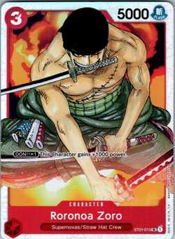 Roronoa Zoro #ST01-013 One Piece Starter Deck 1: Straw Hat Crew Near Mint - Image 3