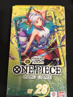 One Piece TCG: Starter Deck ST-28 Yamato Green/Yellow New Sealed English - Image 1
