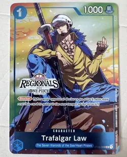One Piece Trafalgar Law ST03-008 Offline Regionals 2024 Foil Promo NM - Image 1