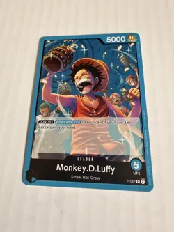One Piece TCG English Monkey.D.Luffy Promo Leader P-047 - Image 1