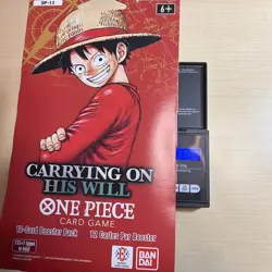 One Piece TCG OP-13 CARRYING ON HIS WILL Sleeved Booster Pack - Heavy - 37.90g - Image 1