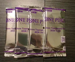 ONE PIECE TCG STORE TOURNAMENT KIT 2026 VOL 3 NEW SEALED BANDAI x4 - Image 1