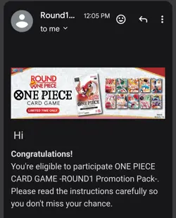 One Piece round 1 Promo Pack Pre Sale - Image 1