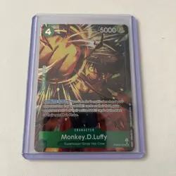 One Piece CCG Monkey D Luffy PRB02-005 SR Alt Art English - Image 1