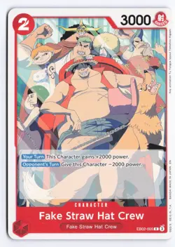 One Piece TCG - Fake Straw Hat Crew (EB02-005) English X4 - Image 1