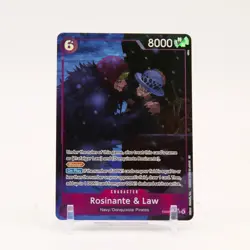 Rosinante & Law Alt Art - EB04-038 The Azure Sea's Seven SR One Piece - NM/LP - Image 1