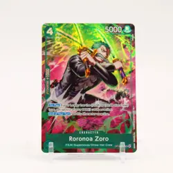 Roronoa Zoro Treasure Rare - OP13-037 Adventure on Kami's Island TR One Piece NM - Image 1