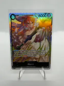 Nami OP15-086 Super Rare Adventure on Kami's Island One Piece Near Mint - Image 1