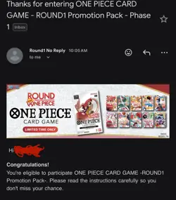 One Piece Round1 Collab - English - 1 x Promo Pack - Image 1