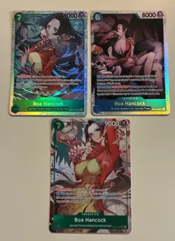 One Piece The Time Of Battle Boa Hancock OP16-032 Alternate Alt Art NM + Bonus - Image 1