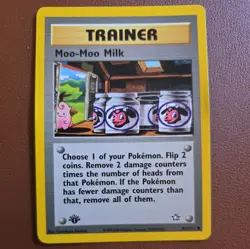 Pokemon TCG Moo-Moo Milk Neo Genesis 101/111 Regular 1st Edition - Image 1