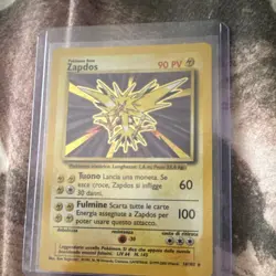 Wizards of the Coast Pokemon TCG Base Set Zapdos 16/102 Italian Holo 1999 - Image 1