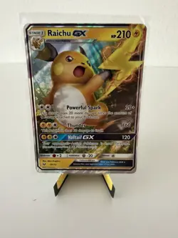 RAICHU GX 29/73 HOLO RARE GX SHINING LEGENDS POKEMON nm - Image 1
